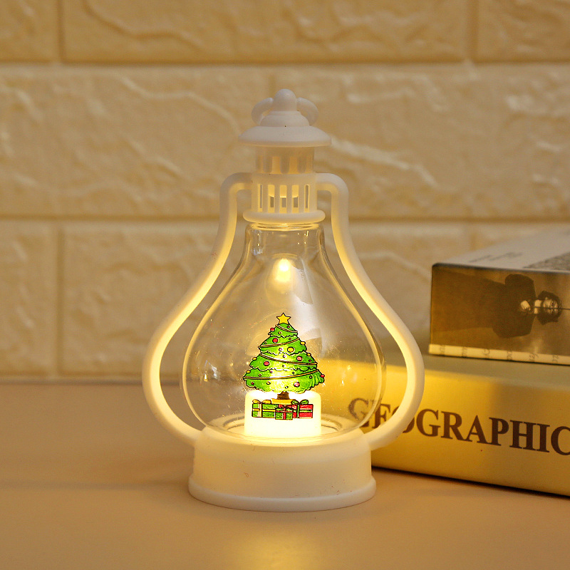 Christmas Decorations New LED Lights Children Portable Window Display Christmas Tree Pendant Creative Props(This product does not contain batteries)

 