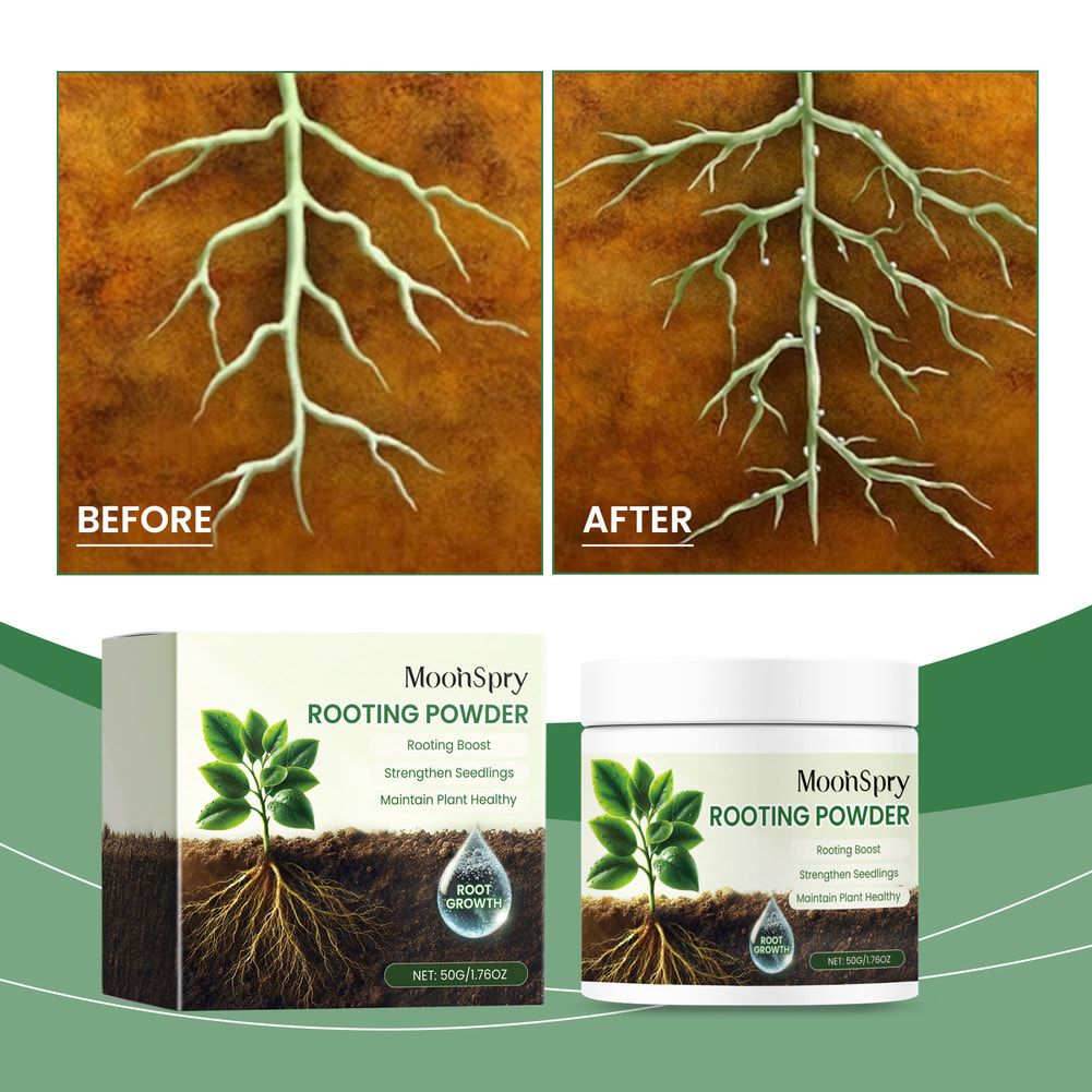 MoonSpry Fast Powder Rapid Rooting Agent Hormone Growing Fertilize Root Seedg Germination For Plant Garden Supplies