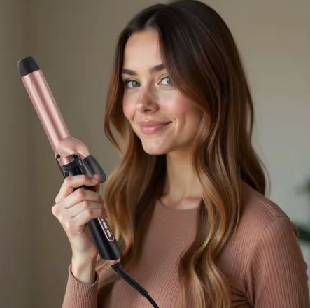 New Single Barrel Hair Curler Portable Electric Curling Iron Rotating Curling Iron Wand