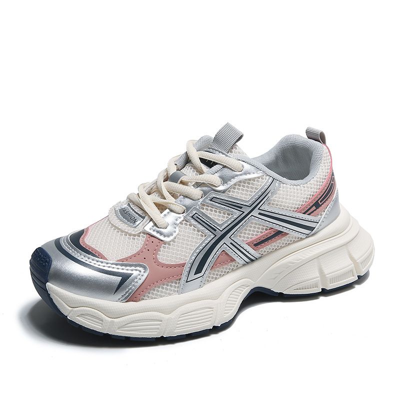 Sneaker Woman Sneaker Shoe Woman Sneaker Lady Shoe Summer New Breathable Dad Shoes Female Instagram Student Casual Shoes Women's Thick Soled Running Shoes