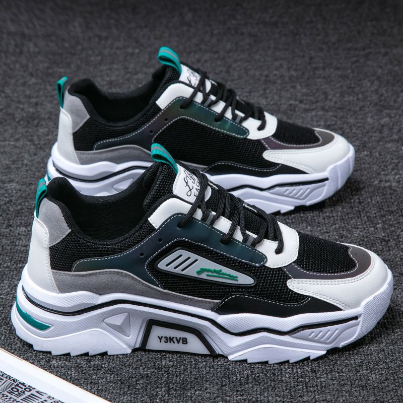Men's shoes 2024 new spring breathable 100 mesh sports leisure youth increase dad ins fashion shoes CK06