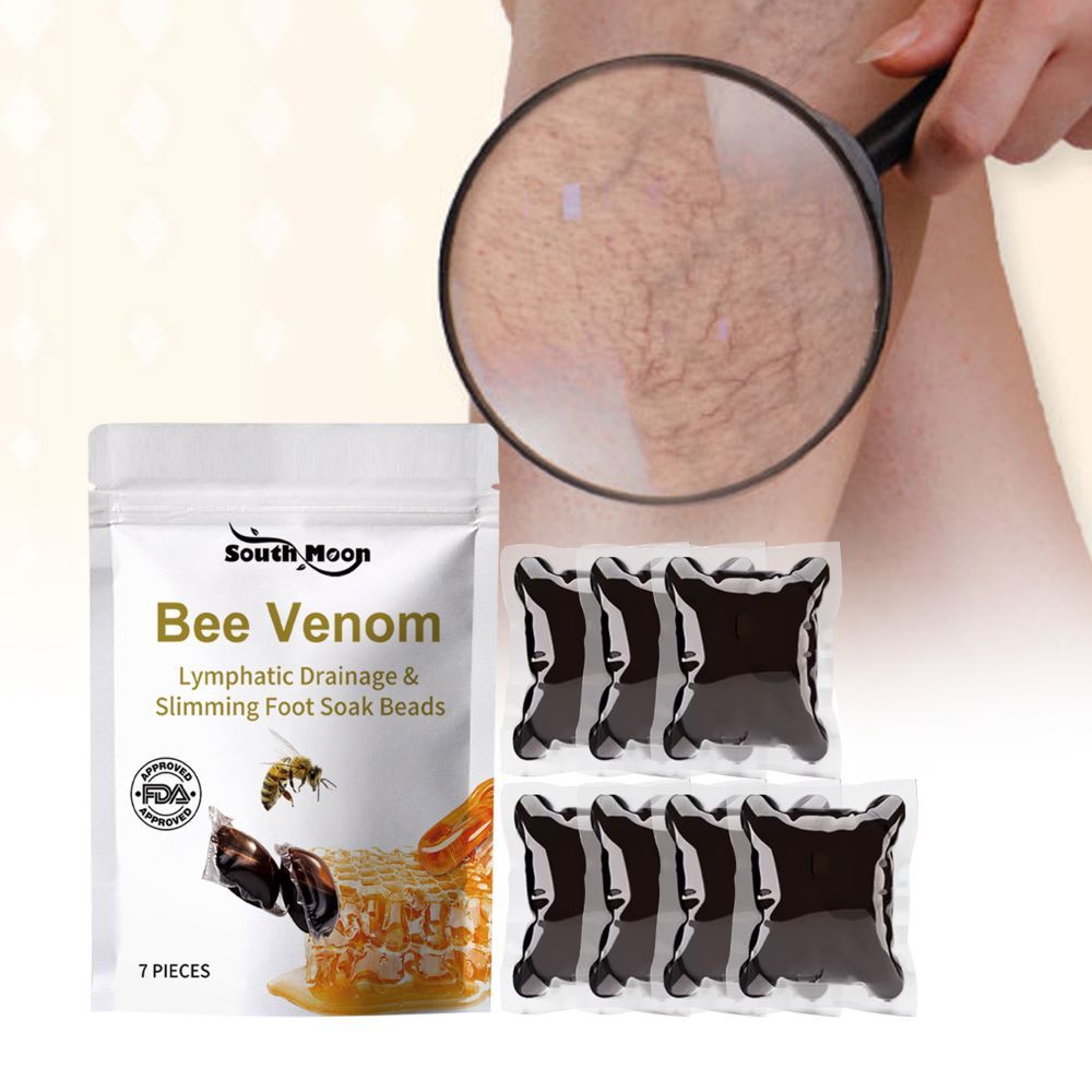South Moon Herbal Foot Soak Gel Bee Venom Foot Bath For Slimming Repair Legs Varicose Veins Edema Pain Fatigue Soothing Detox Shape Up Care