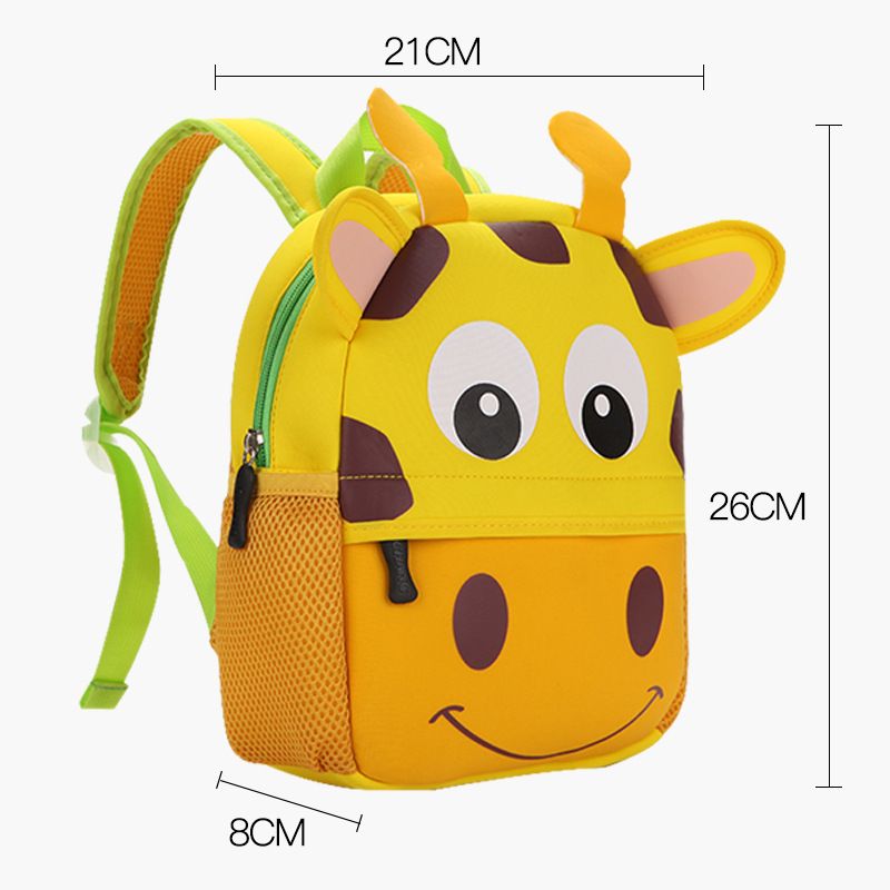 3D Cute Animal Design Backpack Children School Bags for Girls