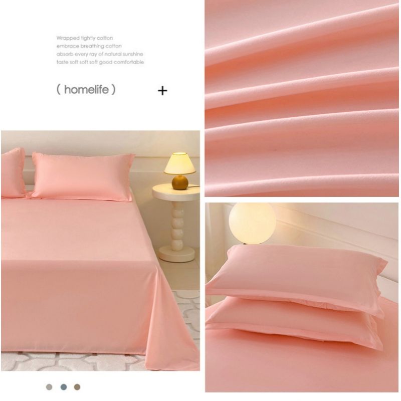 120*230cm ,150*230cm,180*230cm,220*230cm,230*250cm,Bed Sheet pillowcase Aloe vera cotton, washed cotton, bed sheets, plain brushed wool CRRSHOP 48*74cm pillow case free shipping