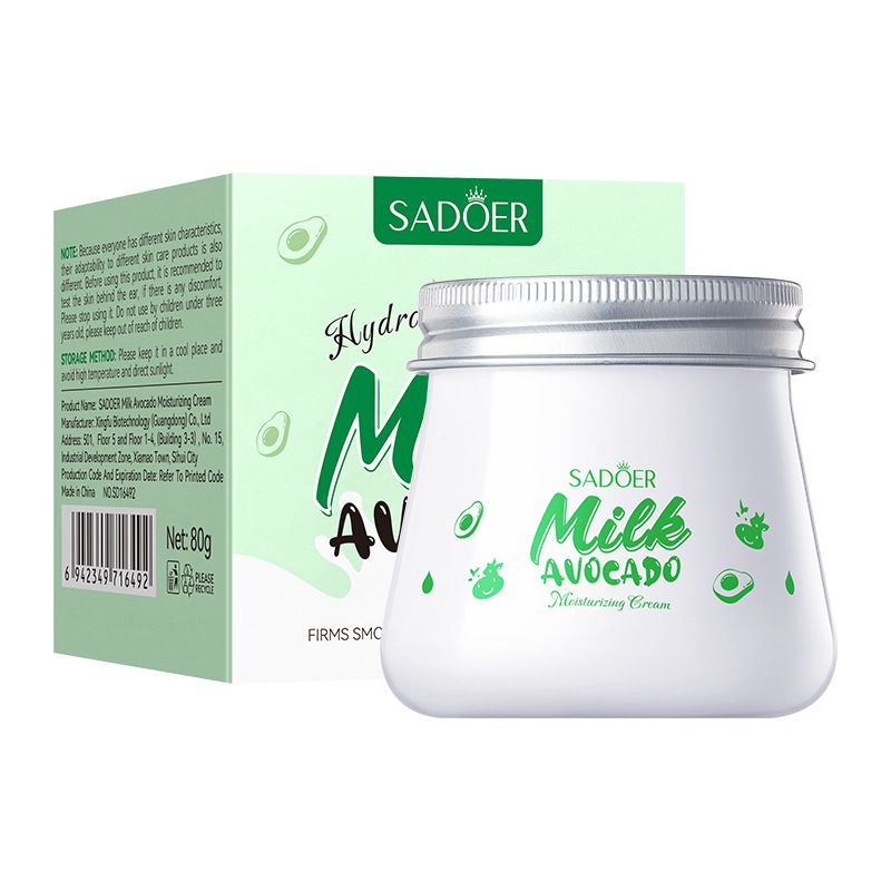 SADOER Milk Avocado Moisturizing Cream Moisturizing and Delicate Moisturizing Cream