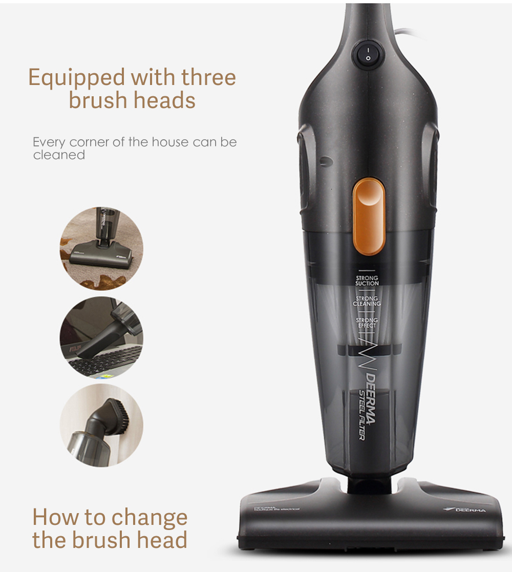 3-in-1 Deerma Household Vacuum Cleaner DX115C 