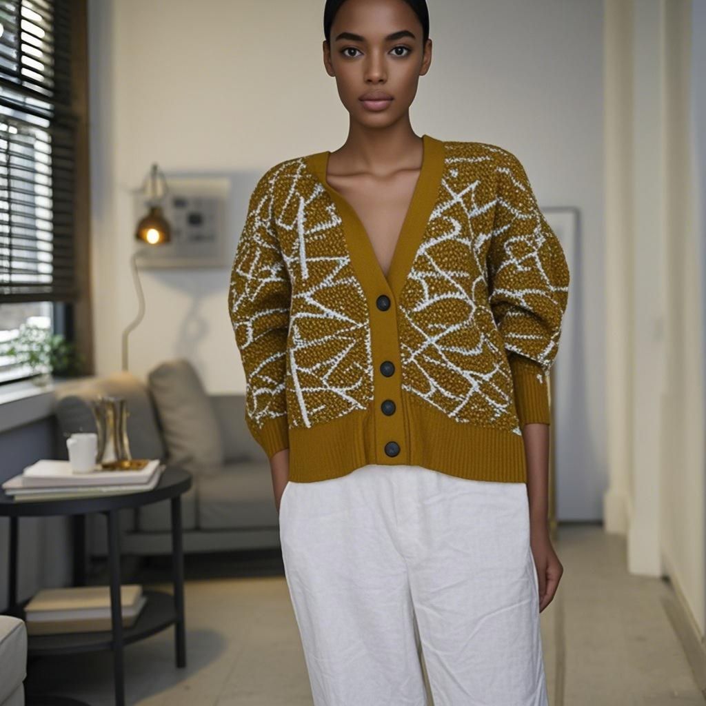 Wool Sweater Round Neck Women's Sweater