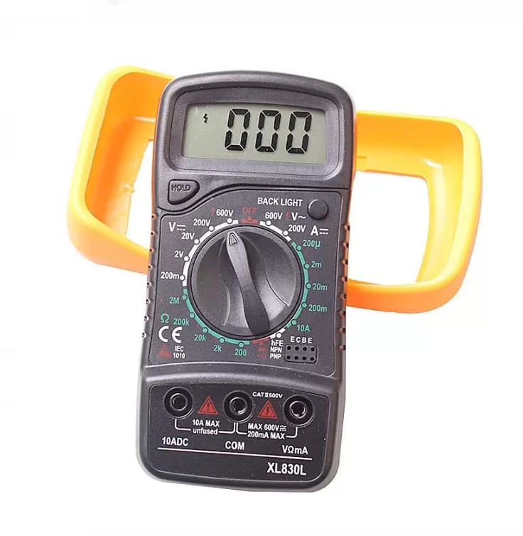 XL830L Digital Multimeter Tester On/Off Detection Digital Display Universal Meter Electrical Resistance Voltage Measurement