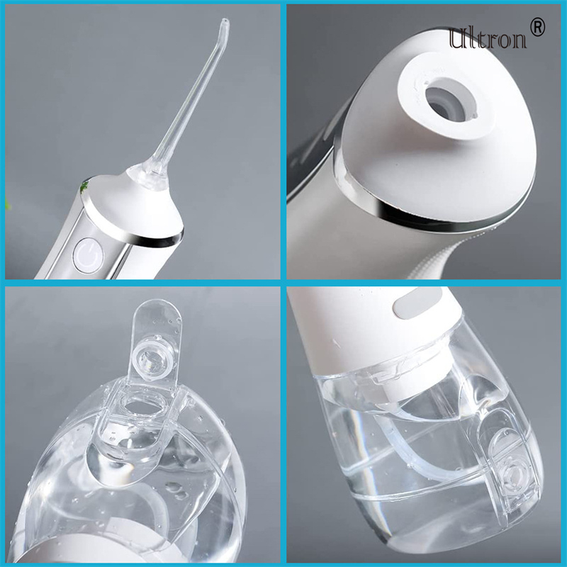 Ultron Portable Oral Irrigator Water Flosser Dental Water Jet Tools Pick Cleaning Teeth 300ML 5 Nozzles Mouth Washing Machine Floss