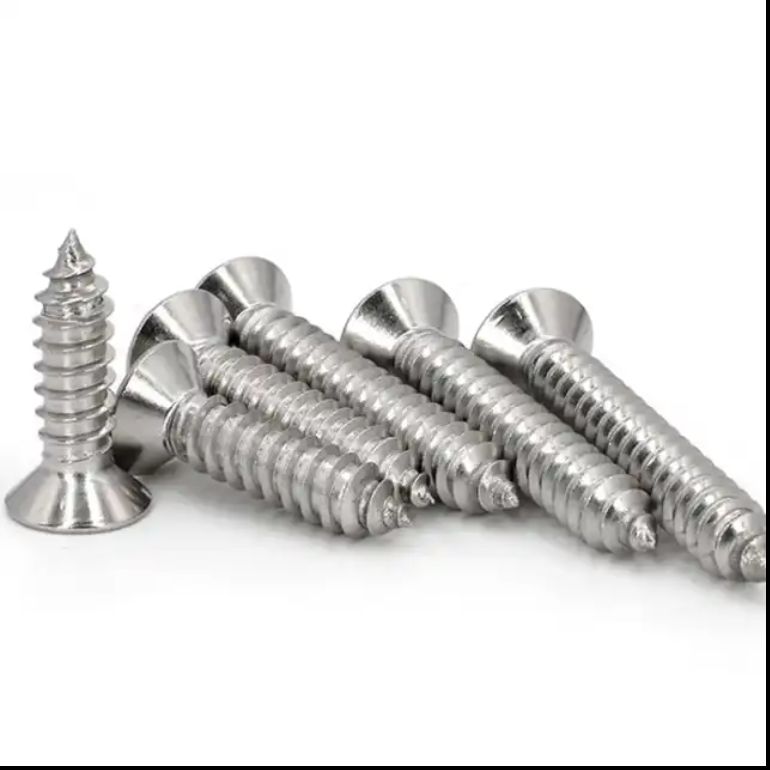 Stock supply cheap M3 round cross-head metal screws 