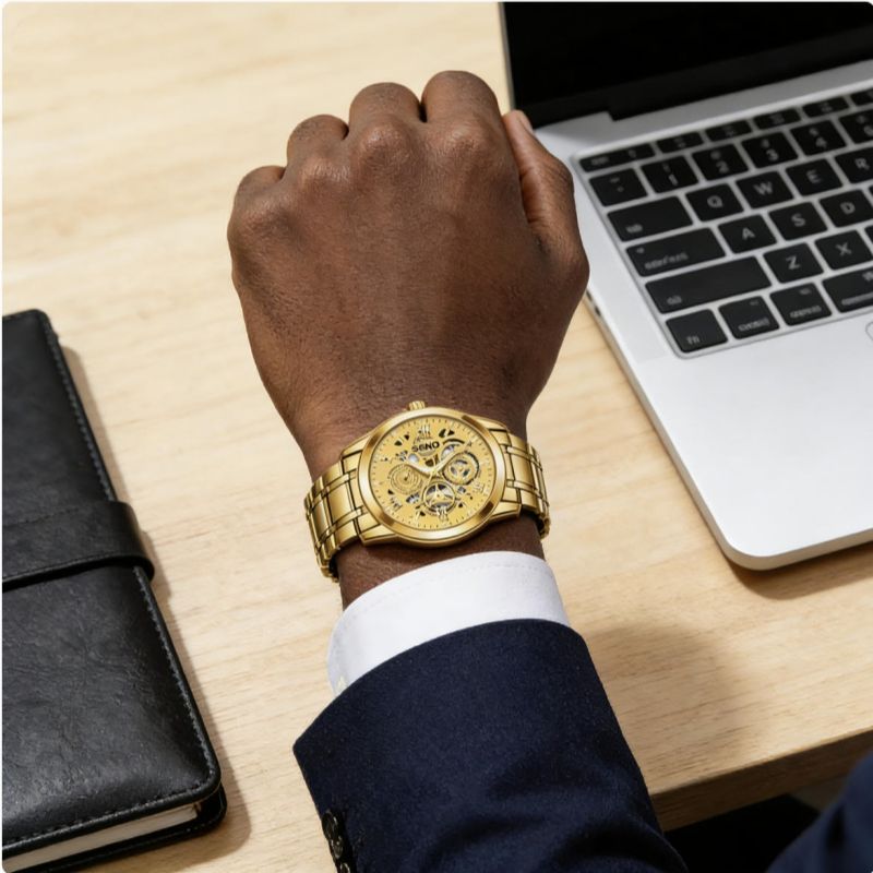 Wrist Watch men's watch Waterproof luminous watch Mineral reinforced glass mirror