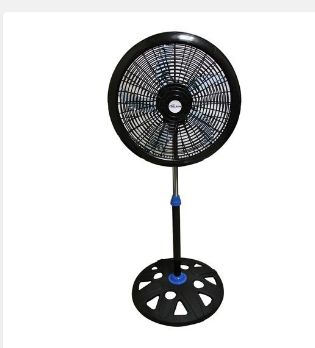 2PCS Stand Fan 18 Inch 220V Plastic Grill 60W 5Blades Household Commercial Cooling Standing Fan