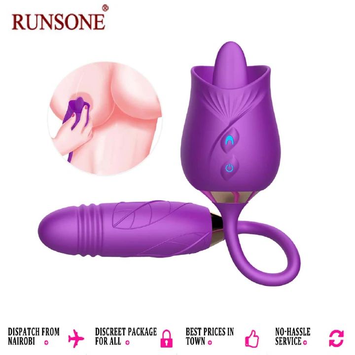 Sex Products Egg skipping Tongue lick Female masturbator Adult sex toys Adult gifts G-point stimulation vibration sexy, Rose Toy Vibrator Thrusting G Spot Dildo Clitoral Licking Stimulator Anal Plug Oral Tongue Adult Teasing Sex Toys for Women Couple Masturbation