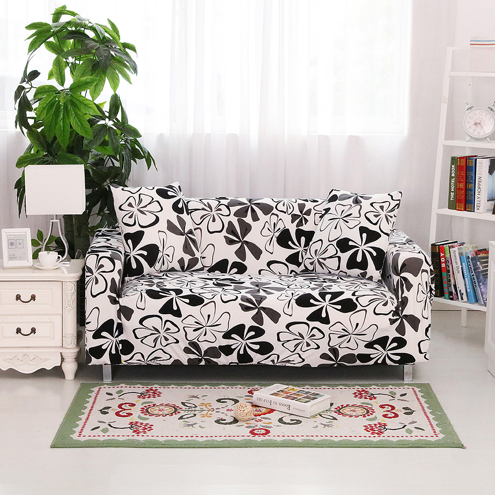 Elastic Four-seat Sofa Cover All-inclusive Cover Four Seasons Universal Combination Living Room Sofa Cover Full Cover

