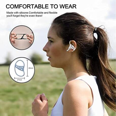 KEDOUXIN Earbud Hooks, Ear Attachment Loop for Wireless Ear Hooks for Airpods Universal Earhooks for Airpods Earbuds Anti-Lost Secure