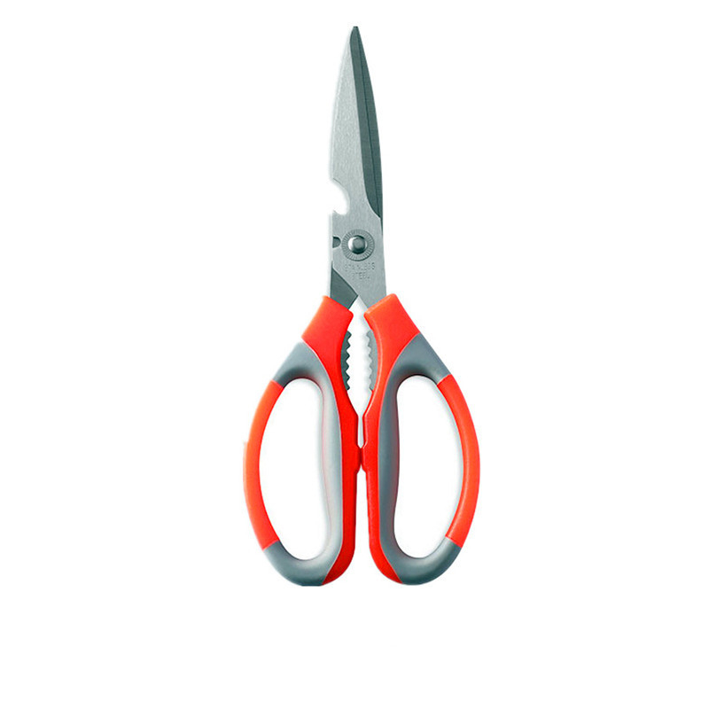 9340 Multifunctional Stainless Steel Household Kitchen Scissors Chicken Bone Scissors Barbecue Strong Kitchen Scissors Food Scissors