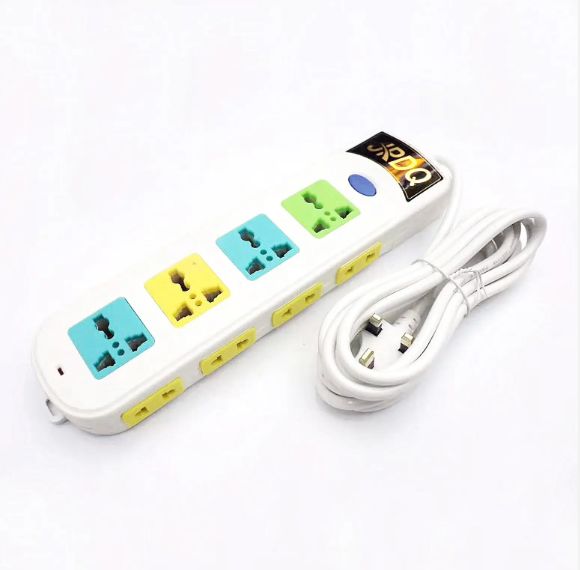 Hot Selling UK Plug 4, 5 Way Power Strip Universal Extension Board Multi Socket Outlet