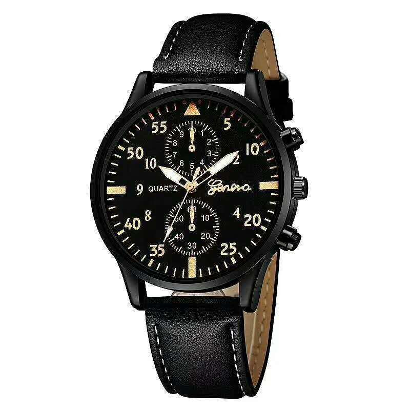 Geneva Men's Busines two-eye alloy wristwatch