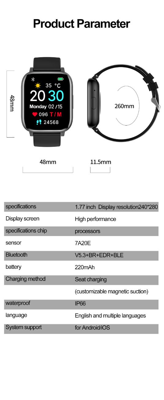 H9 smart watch health monitoring Bluetooth call watch exercise heart rate blood oxygen