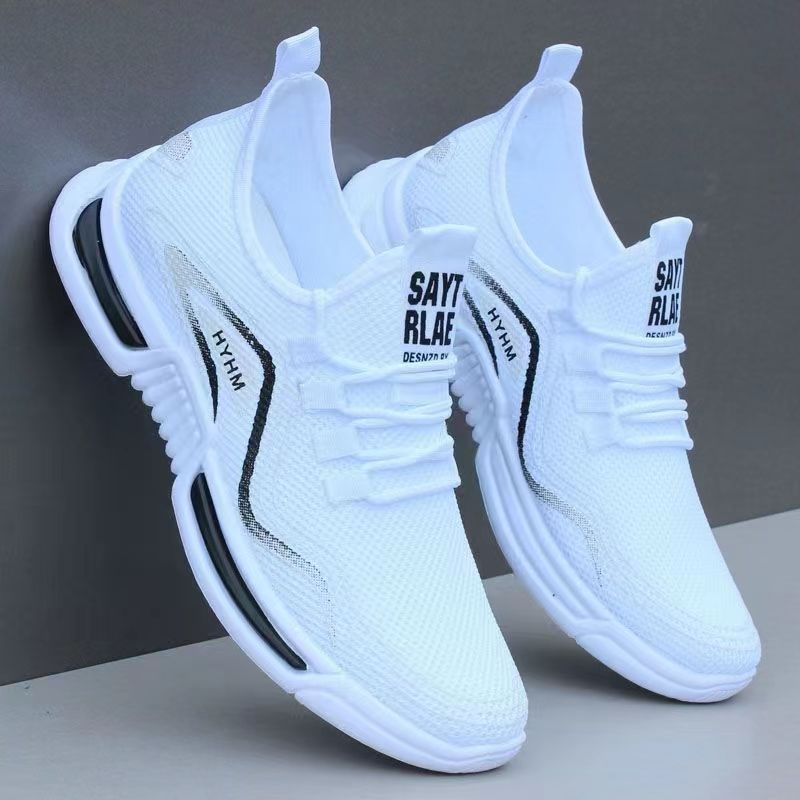 W2206 Men's Odor-Proof Anti-Slip Wear-Resistant Sneakers Breathable Lightweight Casual Shoes