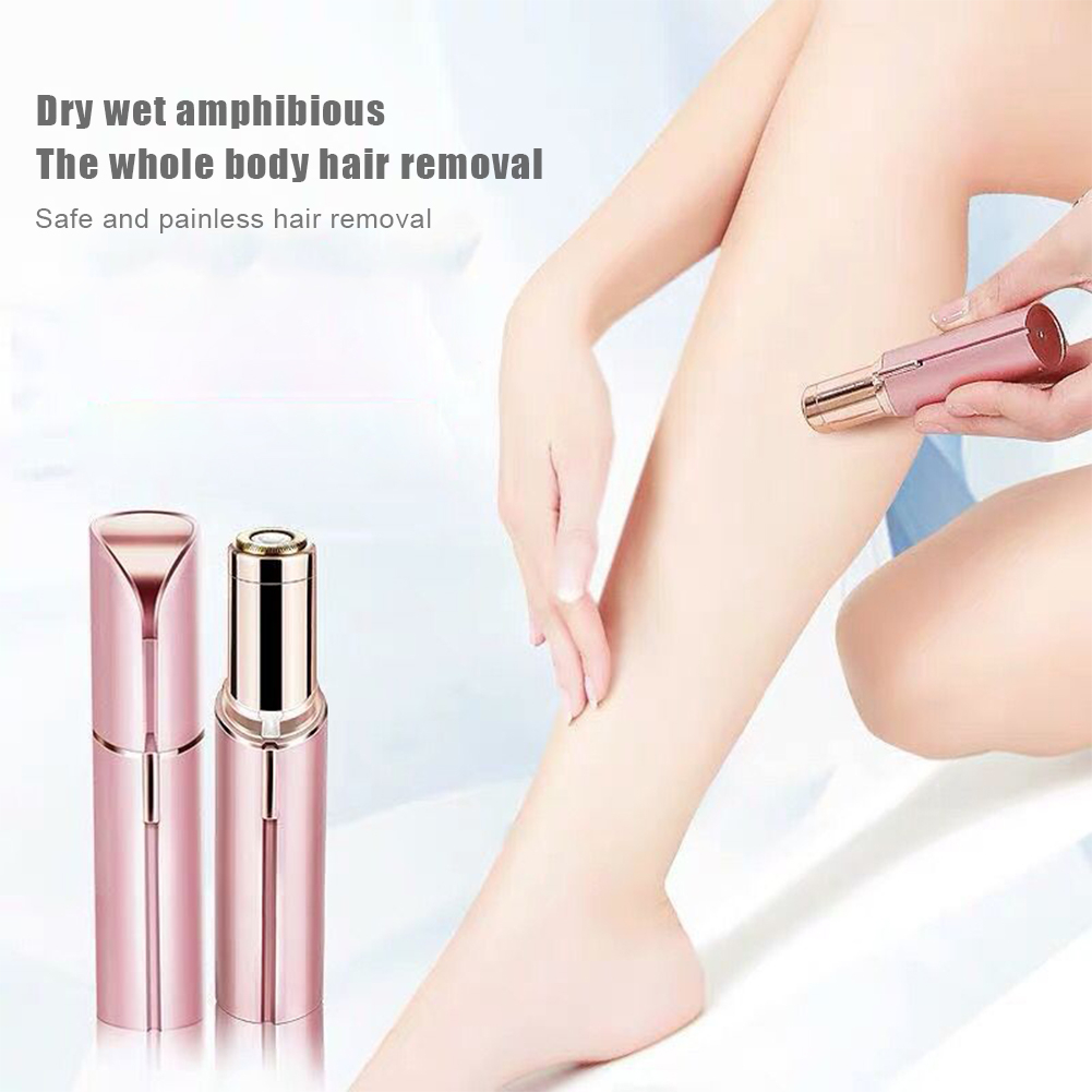 8891 Portable Eyebrow Epilator Electric Mini Eyebrow Trimmer Women Lipstick Shape Shaver Body Facial Lipstick Hair Remover