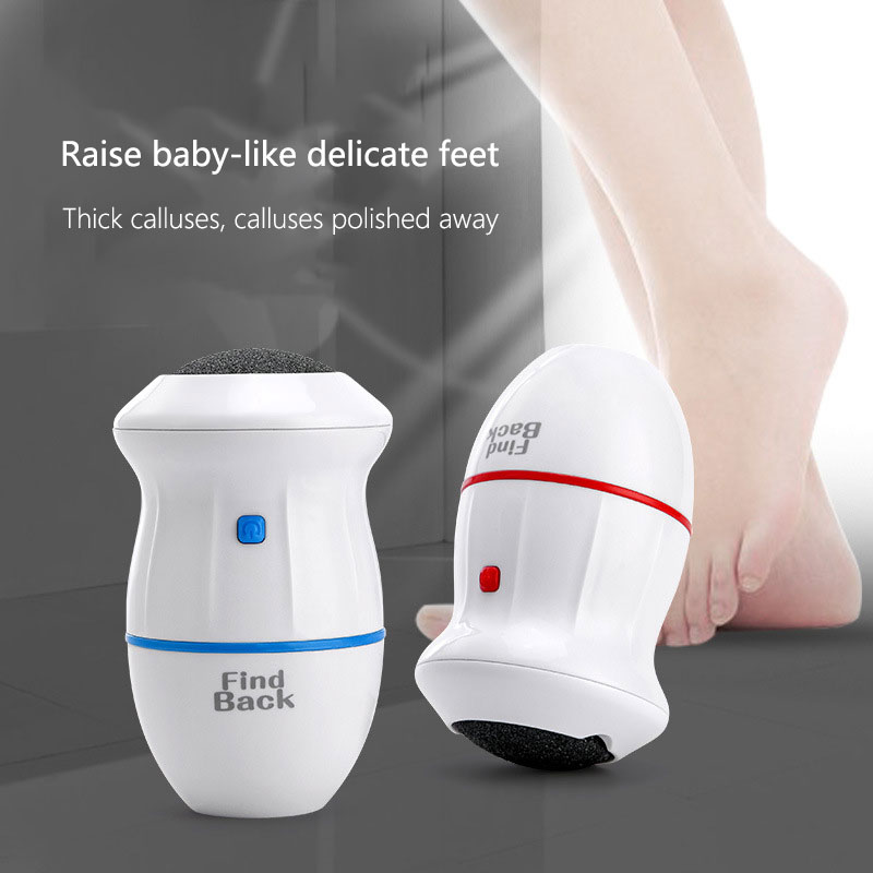 Portable Electric Foot Grinder - USB Electronic Foot File, Pedicure Foot Care Tools - Dual-Speed Callus Remover for Dead Hard Cracked Dry Skin - Foot Heel Repair