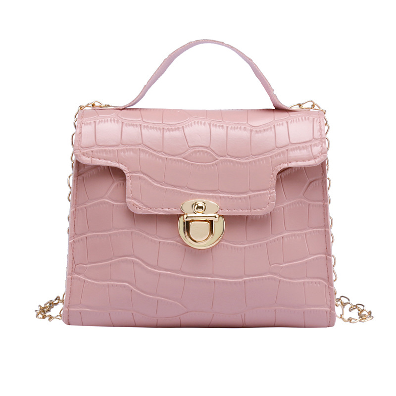 2021 Luxury Brand Pu Leather Crossbody Bags for Women Harajuku Street Style One Shoulder Bag Female Vintage Pink Handbags