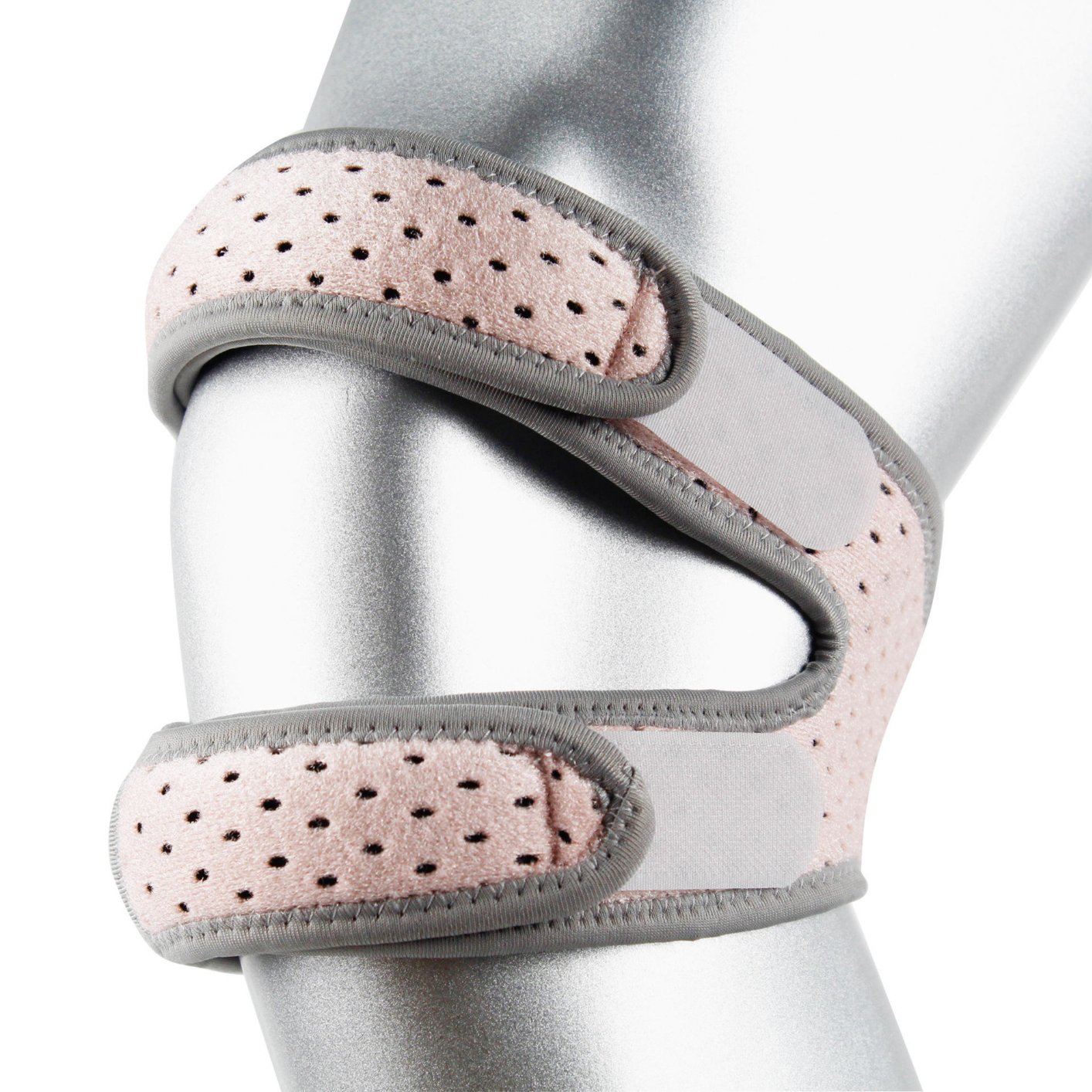 1Pcs Compression Dual Adjustable Patella Knee Brace for Pain Relief Knee Strap Support for Running Jumper Gym Exercise Tendonitis Art