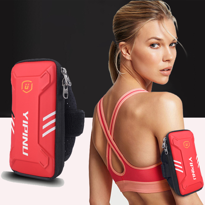 YA18 Men Women Waterproof Reflective Sports Arm Bag Fitness Night Running Jogging Cycling Phone Case Holder Wallet Armband Pouch