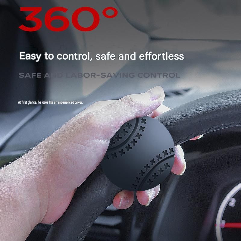 Bearing Type Steering Wheel Spinner Knob Labor Saving Single Hand Turning Assist Helper Universal Truck Lorry Bus Heavy Vehicle Steering Wheel Booster Power Assist Handle
