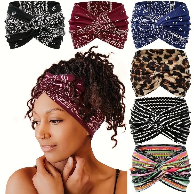 Beautiful Hairband Elastic cotton headwear hair accessory elastic CRRSHOP free shipping