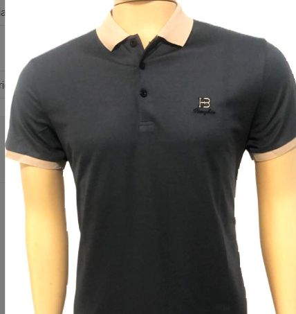 Men's POLO shirt Business lapel casual half-sleeve High-end cotton breathable short-sleeved shirt top