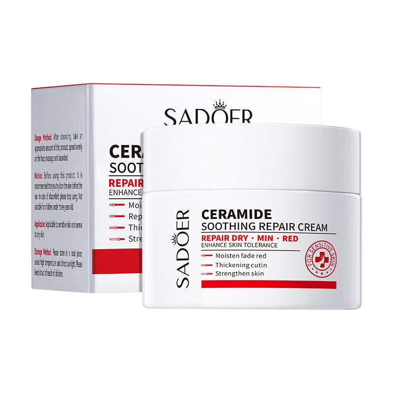 SADOER Ceramide Soothing Repair Face Cream for Sensitive Skin