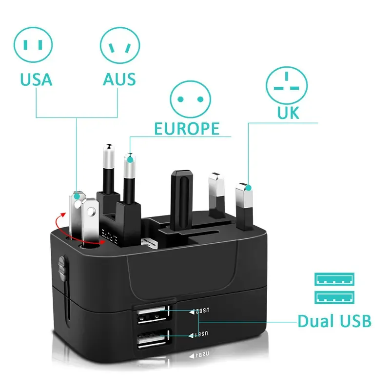 Universal All in One Travel Plug Adapter