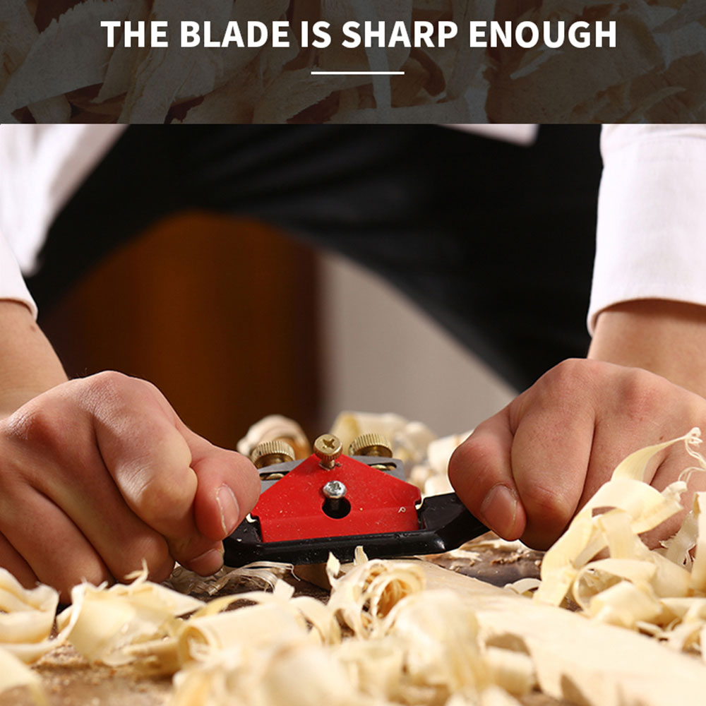 WELLHOME Woodworking Planer Adjustable Spokeshave Woodworking Plane Trimming Tools Hand Cutting Edge Chisel Carpenter Manual Accessories DIY