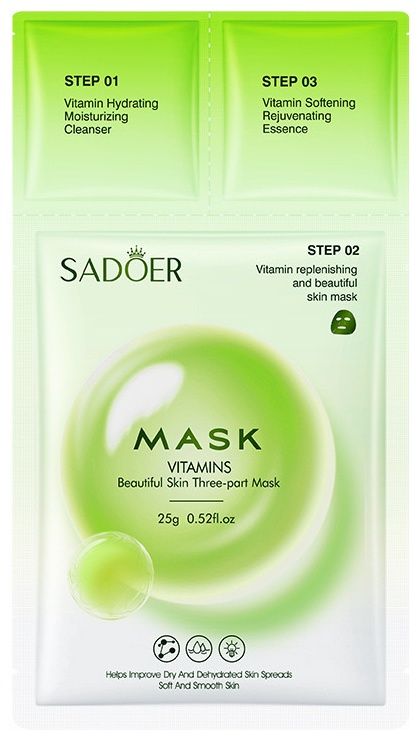Nicotinamide Trilogy Facial Treatment delicate, moisturizing, brightening and whiteningGREEN-VITAMIN