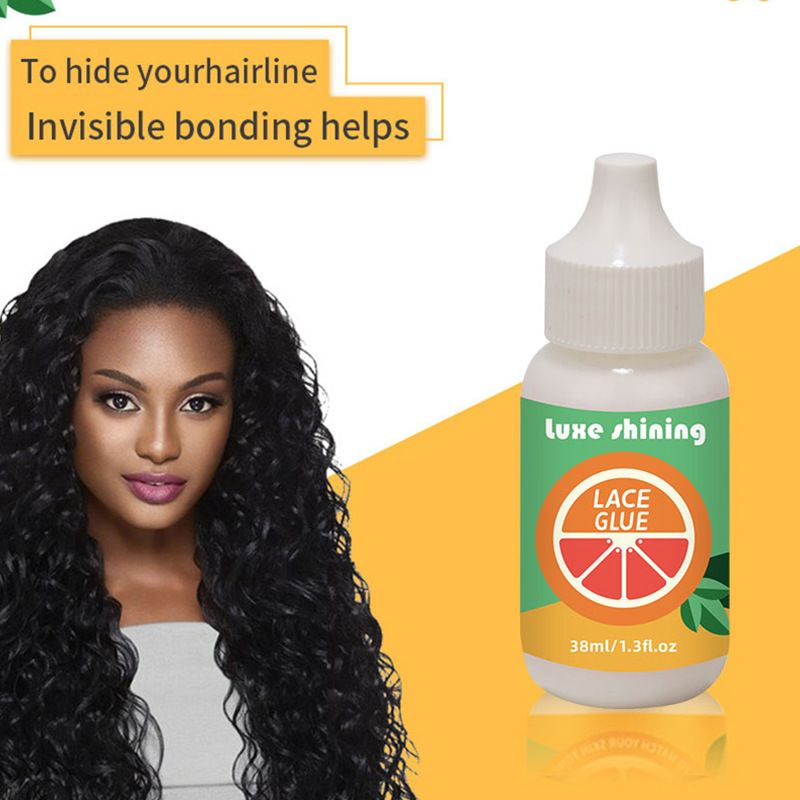 Lace Glue, 38ml Strong Hold Wig Glue for Front Lace Wig, Adhesive Waterproof, Invisible Bonding,Oil-Resistant for Hairpiece Closure& Frontal &Toupee Systems;  and 30ml Glue Remover