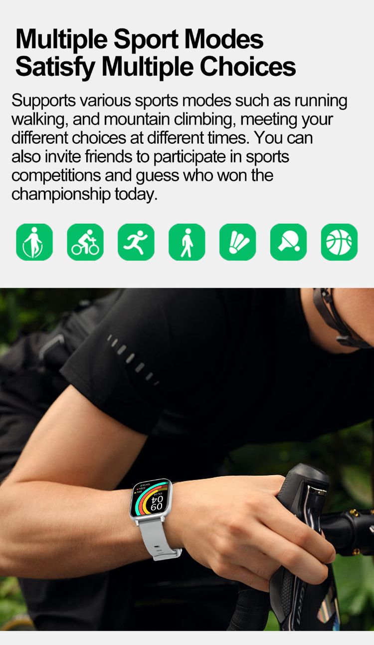H9 smart watch health monitoring Bluetooth call watch exercise heart rate blood oxygen
