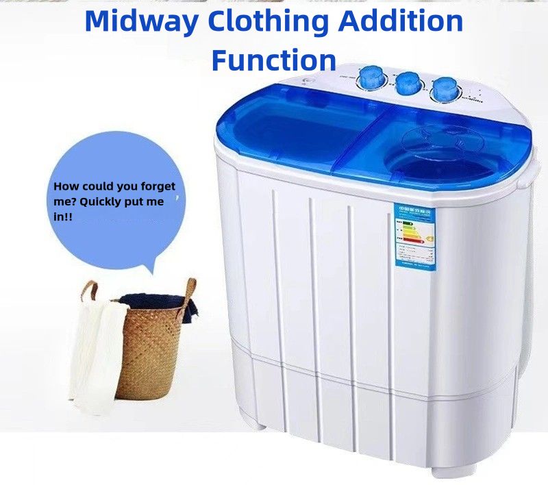 Twin Tub Semi Automatic Washing Machine-White
