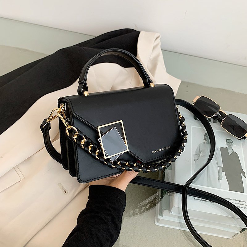 D60-1 Women's New Chain One-Shoulder Cross-Body Bag Hand-Held Small Square Bag