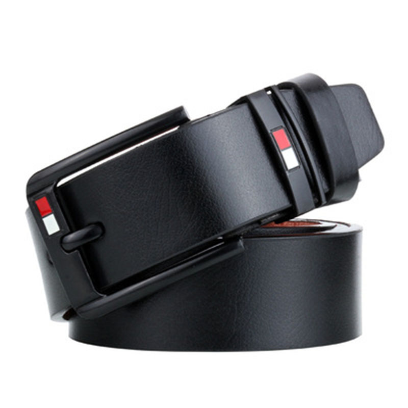New Fashion Pin Buckle Men's Belt, Retro Student Wide Belt