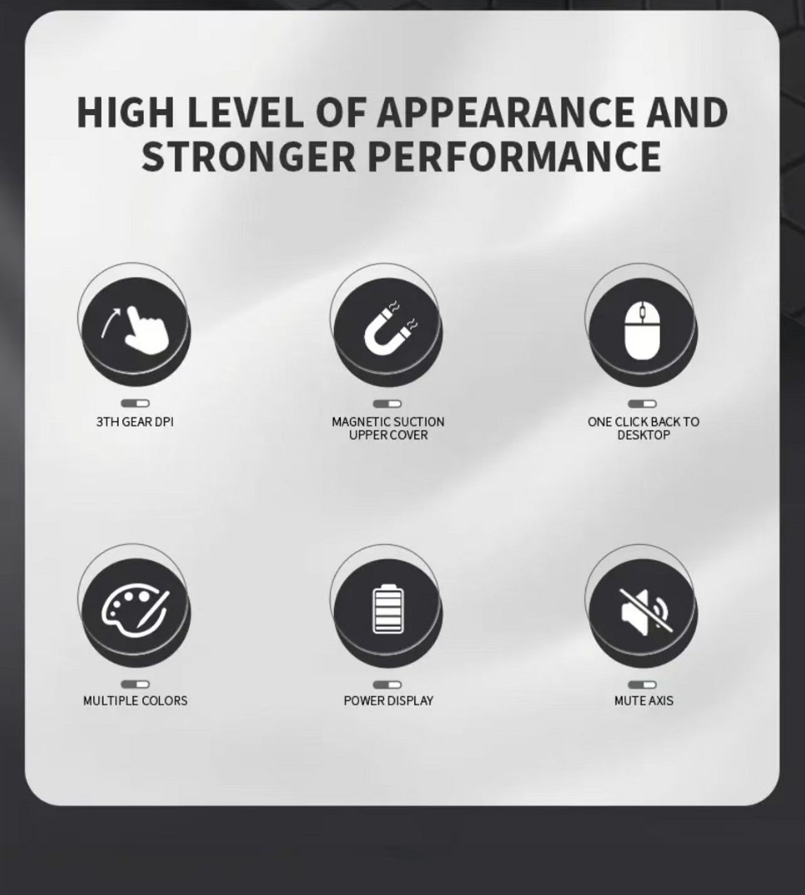 Transparent Wireless Bluetooth Mouse | Multi-Device & Silent 