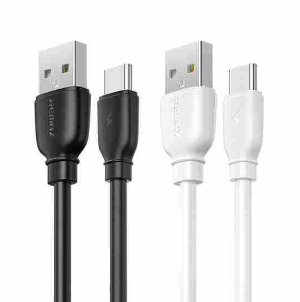 REMAX RC-138A PRO SERIES DATA CABLE FOR TYPE-C - 1M Long and Fast USB Data Transfer and Charging - Eco-friendly PVC material - Extremely flexible and resistant to heat and bending