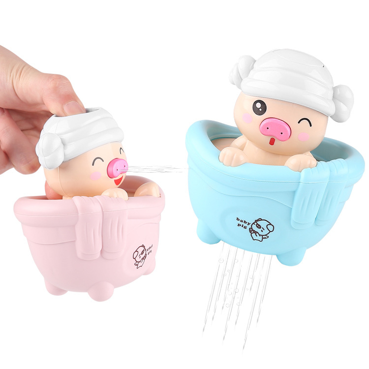 Baby Bath Toys, Floating Pool Piglet Baby Squirting Toys Bathtub Toy for Kids Toddlers