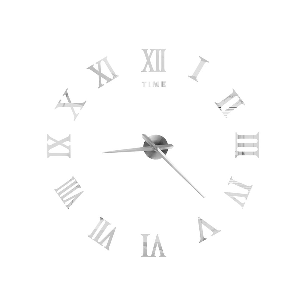 Roman Watch Wall Clock Creative Wall Clock Acrylic DIY Clock Roman Digital Clock