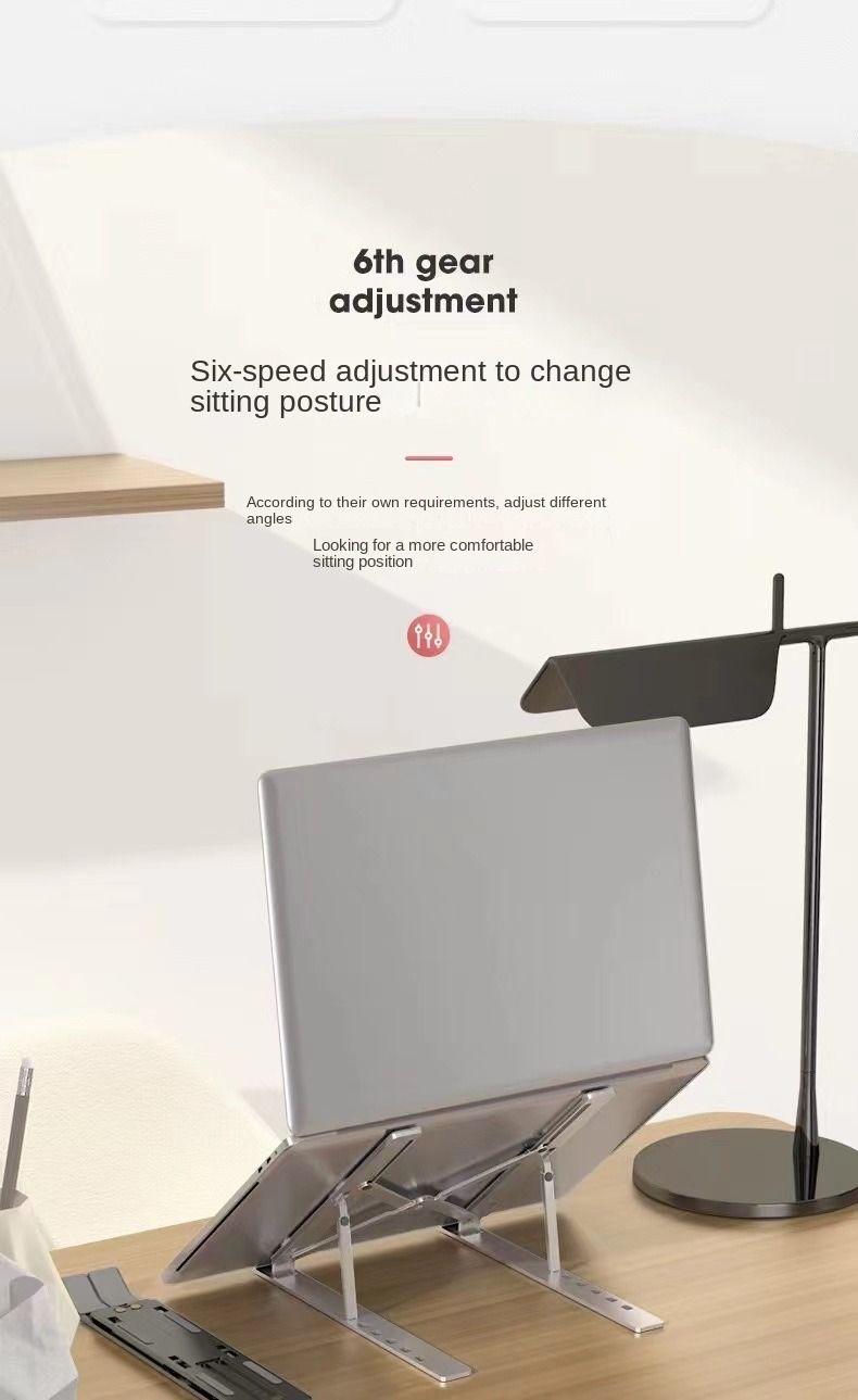 Notebook stand n3 Folding vertical display cooling support desktop lifting aluminum computer stand