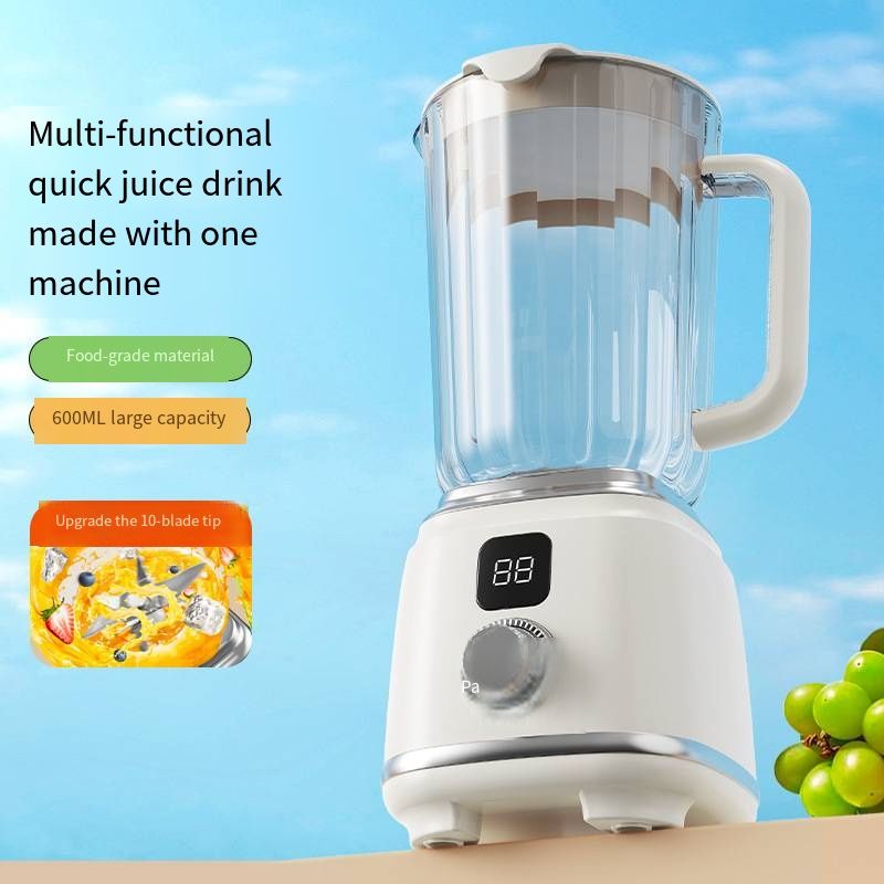 Mini Portable Juice Cup Multi-function Ice Crushing Juicer One-key Start Light Press Raw Juice Blender Food-grade Material Waterproof Fruit Vegetable Mixer For Daily Drinks