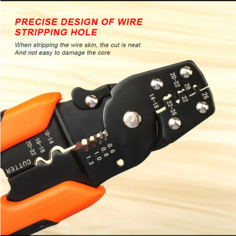Tools power 175mm wire stripping pliers wire cutting pliers multi-function ring crimping pliers electrician stripping wire stripping pliers tool