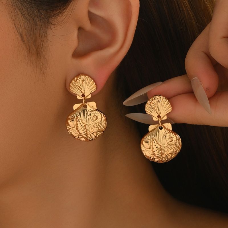 Women earring ,Exaggeration, design sense, starfish, earrings CRRSHOP free shipping, new fashion,earring
