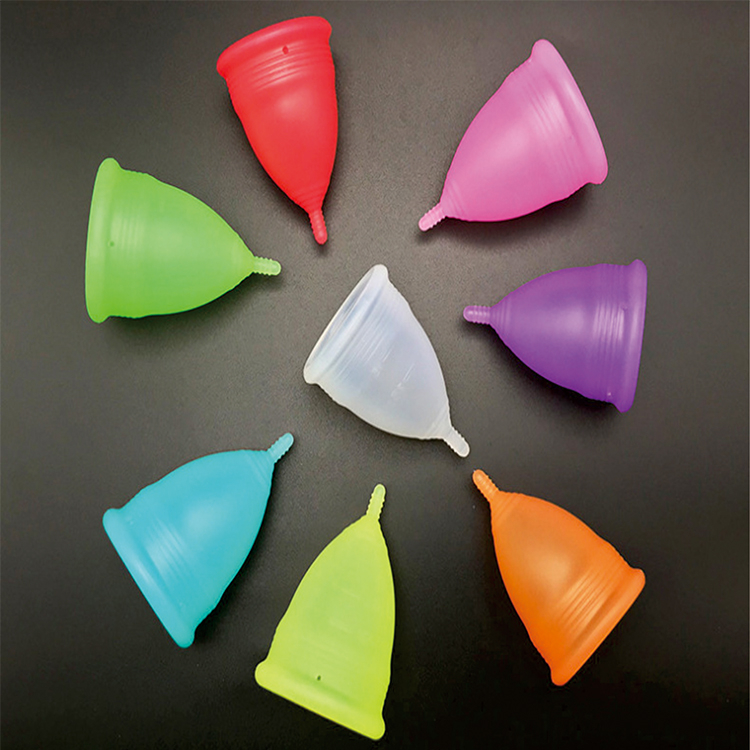 Menstrual Cup Silicone Women's Menstrual Cup Aunt Menstrual Cup Girls' Private Parts Menstrual Period Supplies Sanitary Napkins